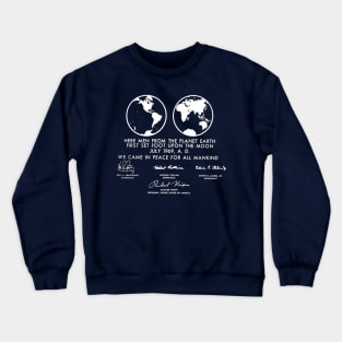 Moon Landing Plate Crewneck Sweatshirt